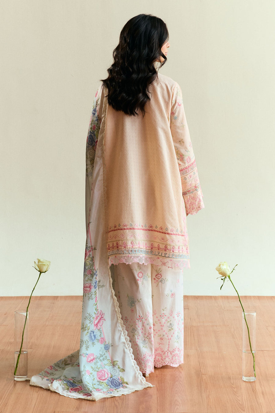 Coco by Zara Shahjahan Embroidered Lawn Unstitched 3Pc Suit D-07 LUMEN