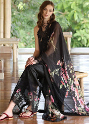 Noor by Saadia Asad Eid Luxe Printedkari Unstitched 3Pc Suit D-07A