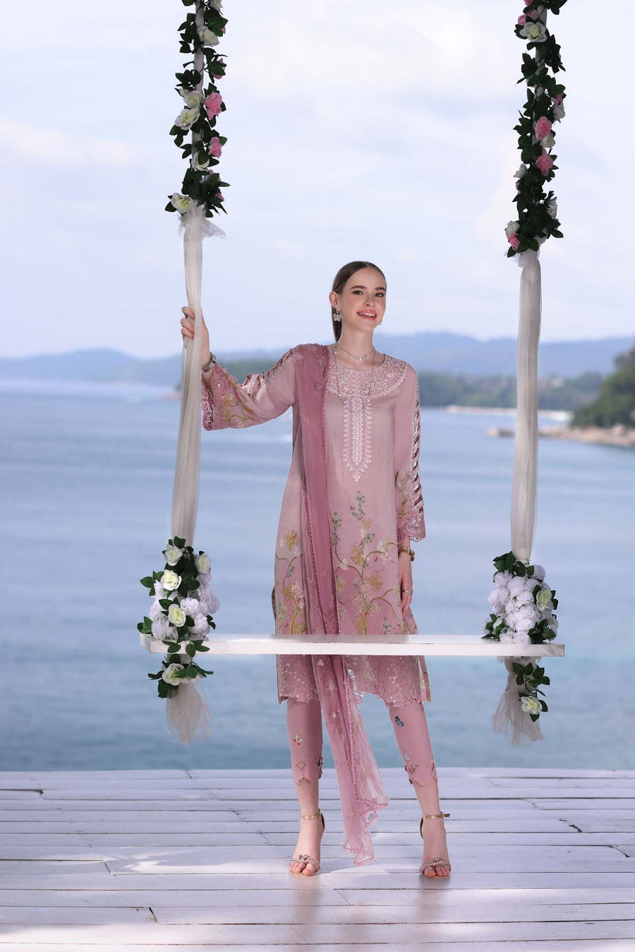 Noor by Saadia Asad Luxe PrintKari Unstitched Lawn 3Pc Suit D7-A