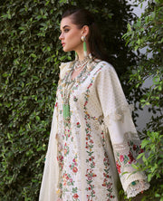 Republic WomensWear Kalani Embroidered Lawn Unstitched 3Pc Suit D7-A - Mira