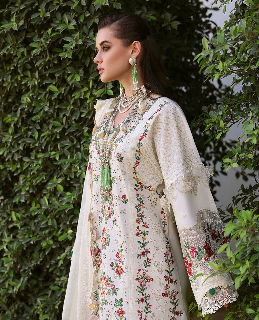 Republic WomensWear Kalani Embroidered Lawn Unstitched 3Pc Suit D7-A - Mira
