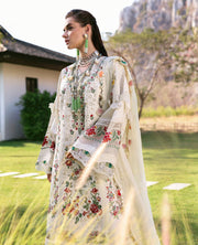 Republic WomensWear Kalani Embroidered Lawn Unstitched 3Pc Suit D7-A - Mira