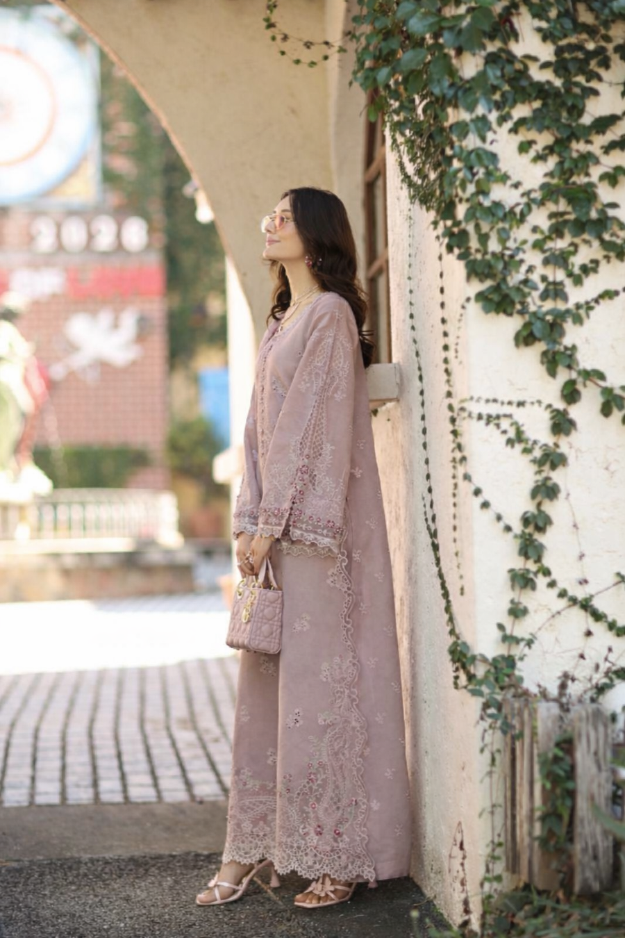 Noor by Saadia Asad Luxe Chikankari Unstitched Lawn 3Pc Suit D7-A