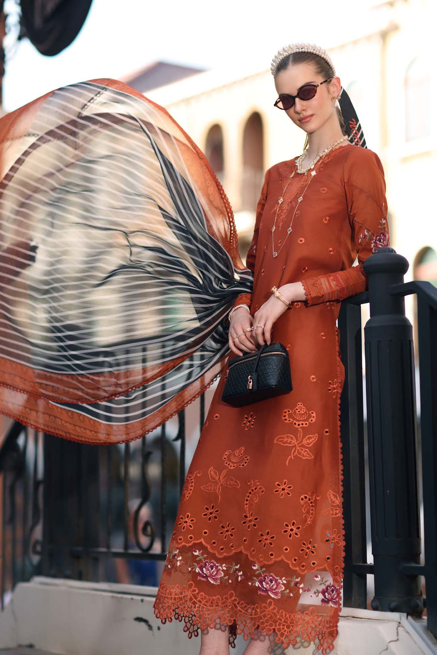 Noor by Saadia Asad Eid Luxe Printkhaas Unstitched 3Pc Suit D-07A