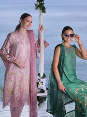 Noor by Saadia Asad Luxe PrintKari Unstitched Lawn 3Pc Suit D7-B