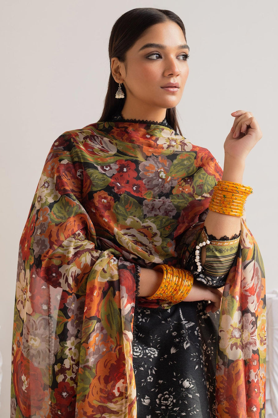 Coco by Zara Shahjahan Printed Lawn Unstitched 3Pc Suit D-07 AFSANA