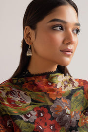 Coco by Zara Shahjahan Printed Lawn Unstitched 3Pc Suit D-07 AFSANA