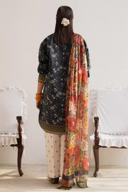 Coco by Zara Shahjahan Printed Lawn Unstitched 3Pc Suit D-07 AFSANA