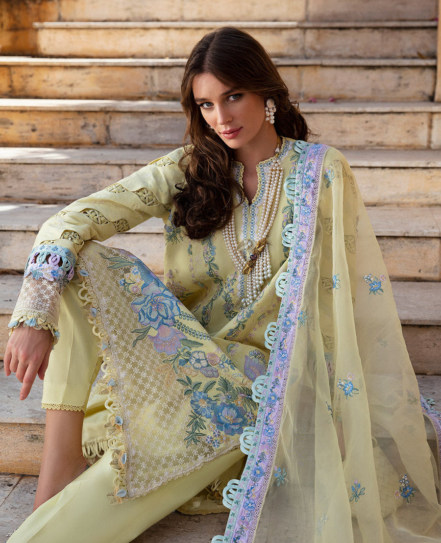 Ilana by Republic Embroidered Lawn Unstitched 3Pc Suit D7-B Sylvie
