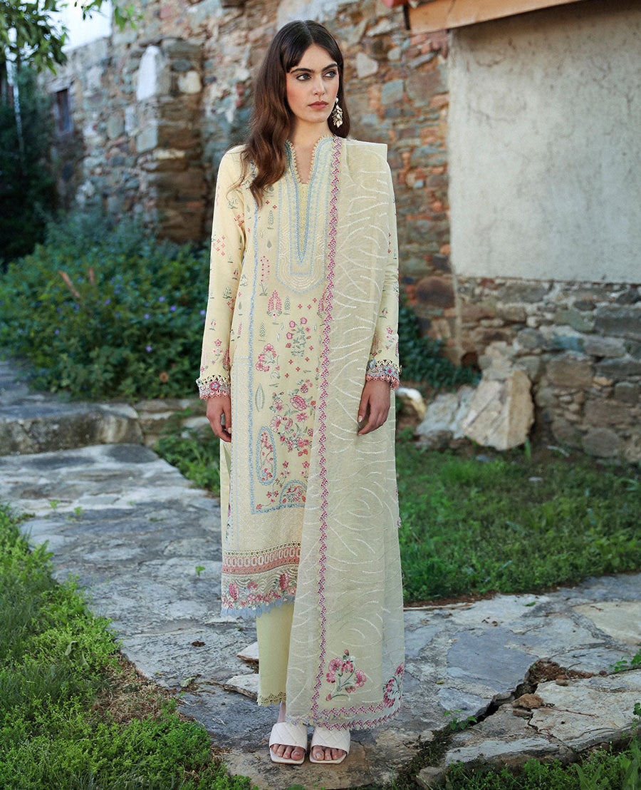 Aylin By Republic WomensWear Embroidered Lawn Unstitched 3Pc Suit D7-B Ezel