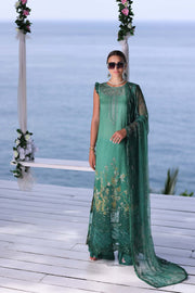 Noor by Saadia Asad Luxe PrintKari Unstitched Lawn 3Pc Suit D7-B