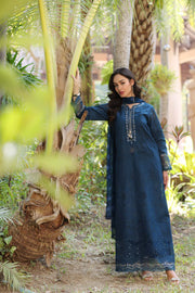 Noor by Saadia Asad Eid Luxury Handwork Laserkari Unstitched 3Pc Suit D-07B