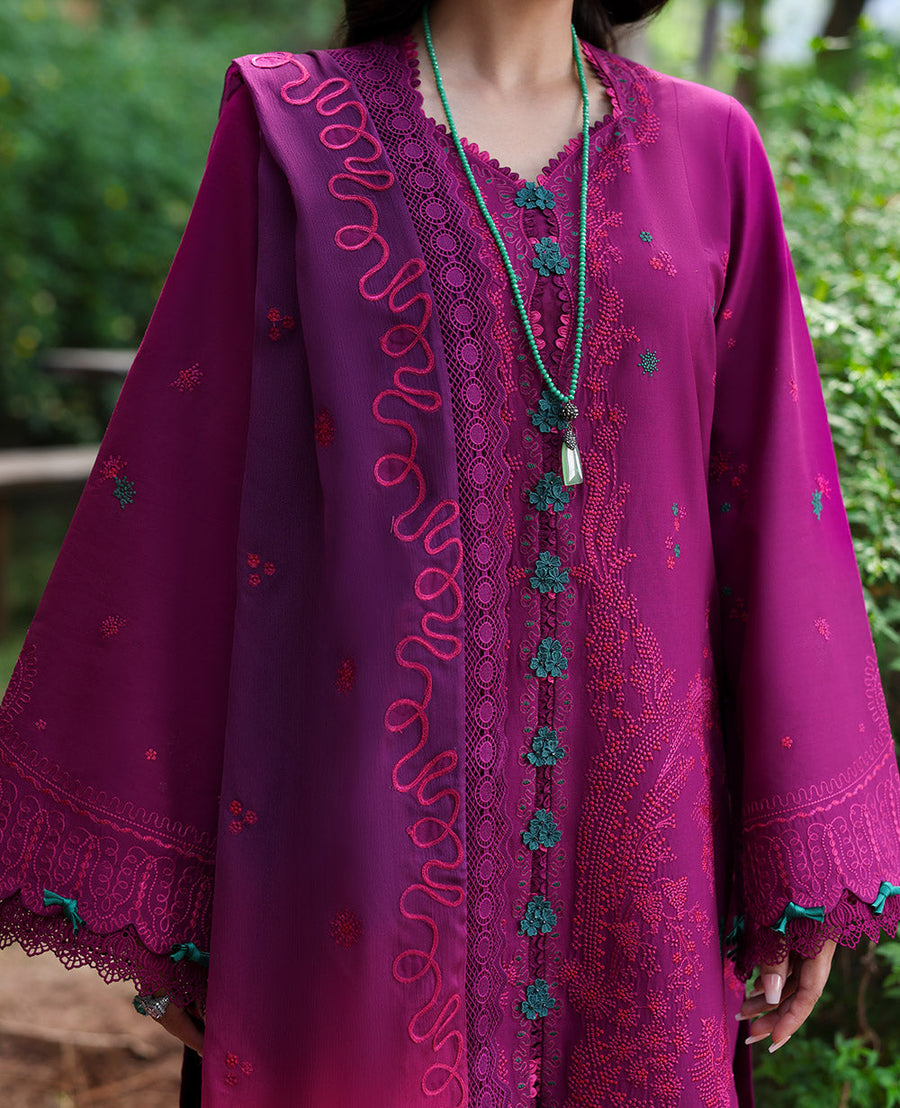 Republic WomensWear Talia Embroidered Lawn Unstitched 3Pc Suit D7-B ELIN