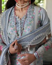 Republic WomensWear Kalani Embroidered Lawn Unstitched 3Pc Suit D7-B - Hoor