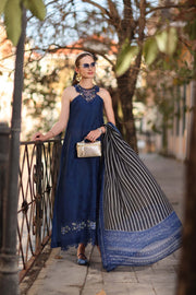 Noor by Saadia Asad Eid Luxe Printkhaas Unstitched 3Pc Suit D-07B