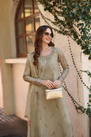 Noor by Saadia Asad Luxe Chikankari Unstitched Lawn 3Pc Suit D7-B