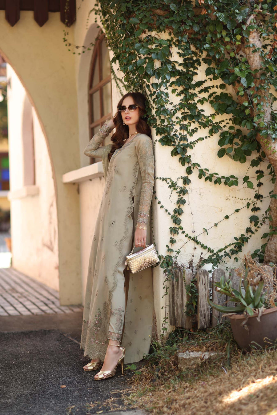 Noor by Saadia Asad Luxe Chikankari Unstitched Lawn 3Pc Suit D7-B