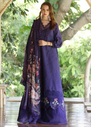 Noor by Saadia Asad Eid Luxe Printedkari Unstitched 3Pc Suit D-07B