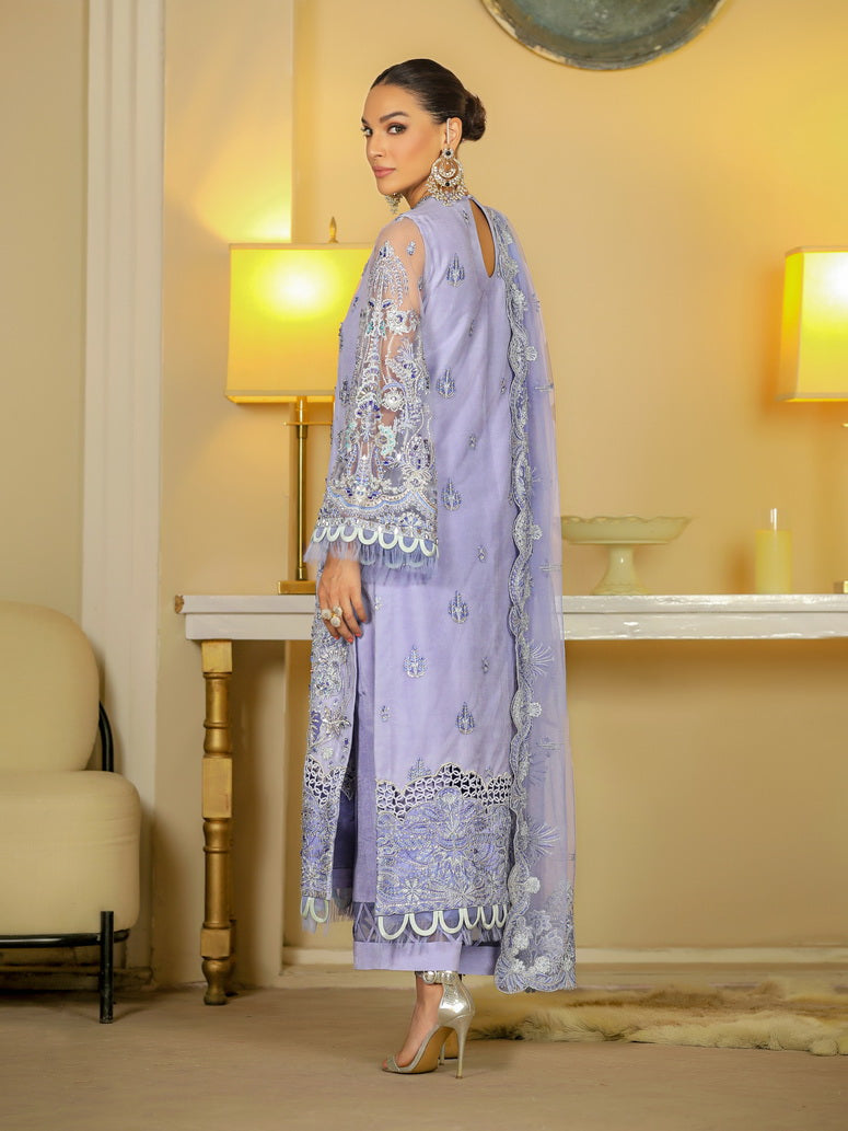 Suveez Mayal Luxury Formal Suit - LP-17 GUL E YAS