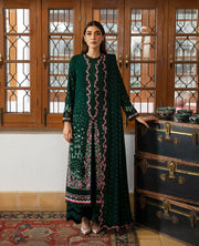 Republic Womenswear Rosalee Unstitched Karandi 3Pc Suit D-07 Maia