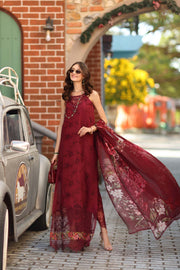 Noor by Saadia Asad Luxe Chikankari Unstitched Lawn 3Pc Suit D8-A