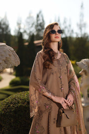 Noor by Saadia Asad Luxury Eid Handwork Schiffli Laserkari Unstitched Suit D08-A Selene