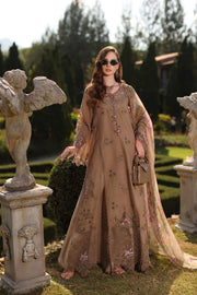 Noor by Saadia Asad Luxury Eid Handwork Schiffli Laserkari Unstitched Suit D08-A Selene