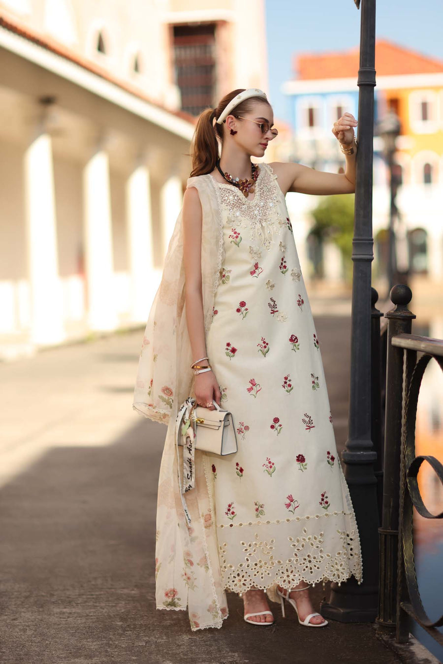 Noor by Saadia Asad Eid Luxe Printkhaas Unstitched 3Pc Suit D-08A