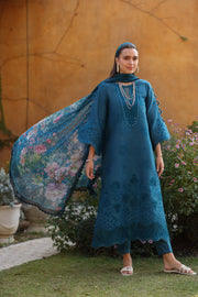 Noor by Saadia Asad Luxe Chikankari Unstitched Lawn 3Pc Suit D8-B