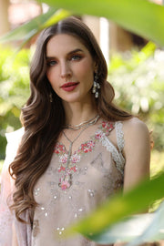 Noor by Saadia Asad Eid Luxury Handwork Laserkari Unstitched 3Pc Suit D-08B