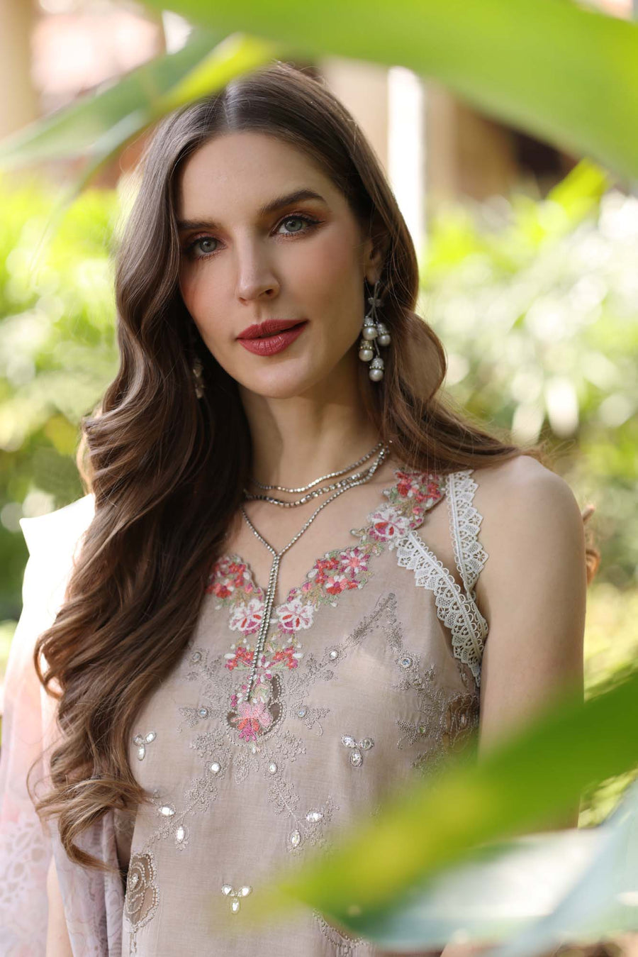 Noor by Saadia Asad Eid Luxury Handwork Laserkari Unstitched 3Pc Suit D-08B