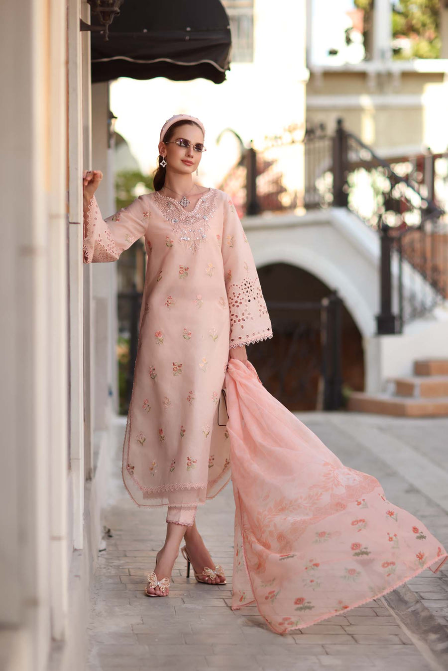 Noor by Saadia Asad Eid Luxe Printkhaas Unstitched 3Pc Suit D-08B