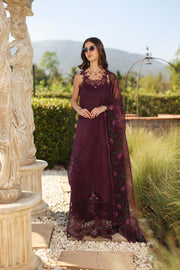 Noor by Saadia Asad Luxury Eid Handwork Schiffli Laserkari Unstitched Suit D08-B Selene