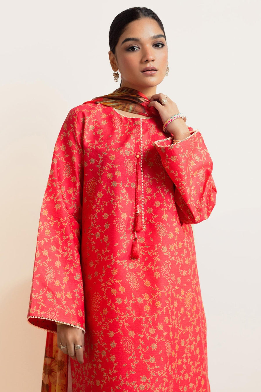 Coco by Zara Shahjahan Printed Lawn Unstitched 3Pc Suit D-08 CHAMBELI
