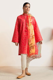 Coco by Zara Shahjahan Printed Lawn Unstitched 3Pc Suit D-08 CHAMBELI