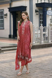 Noor by Saadia Asad Embroidered Lawn Unstitched 3Pc Suit D-08 Liana