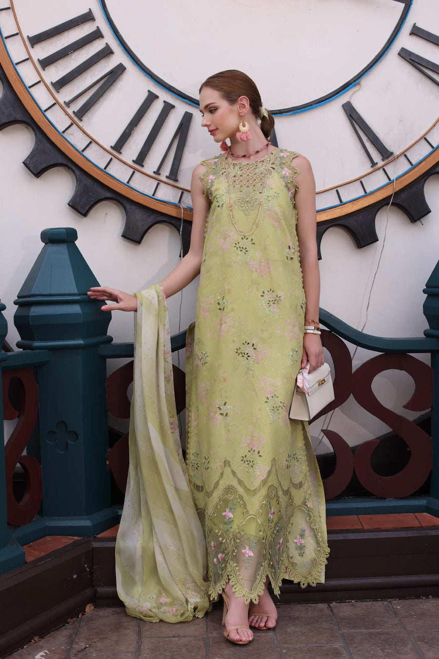 Noor by Saadia Asad Eid Luxe Chikankari Unstitched 3Pc Suit D-08