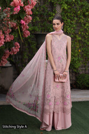 Noor by Saadia Asad Eid Luxury Schiffli Laserkari Unstitched 3Pc Suit D-08