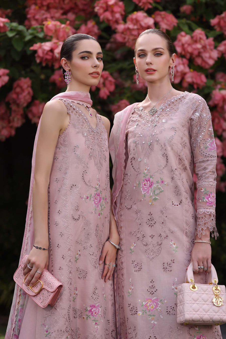Noor by Saadia Asad Eid Luxury Schiffli Laserkari Unstitched 3Pc Suit D-08
