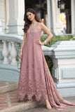 Noor by Saadia Asad Luxe Chikankari Unstitched Lawn 3Pc Suit D-08 Rosewood Blush