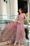 Noor by Saadia Asad Luxe Chikankari Unstitched Lawn 3Pc Suit D-08 Rosewood Blush
