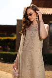Noor by Saadia Asad Luxury Eid Handwork Schiffli Laserkari Unstitched Suit D09-B Velisse