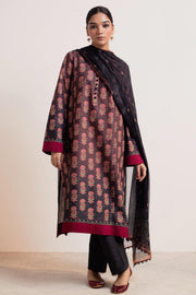 Coco by Zara Shahjahan Printed Lawn Unstitched 3Pc Suit D-09 SURKH