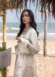 Saira Shakira Embroidered Luxury Lawn Unstitched 3Pc Suit DAHLIA-A