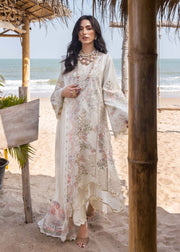 Saira Shakira Embroidered Luxury Lawn Unstitched 3Pc Suit DAHLIA-A