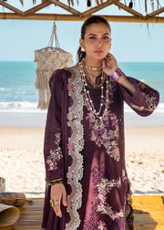 Saira Shakira Embroidered Luxury Lawn Unstitched 3Pc Suit DAHLIA-B