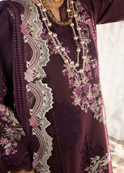 Saira Shakira Embroidered Luxury Lawn Unstitched 3Pc Suit DAHLIA-B