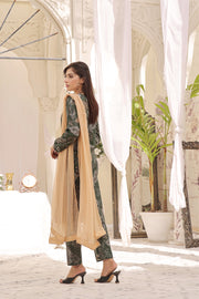 Feathers Premium Printed Lawn Unstitched 3Pc Suit DAHLIA-FT371