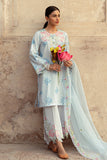 Cross Stitch Premium Embroidered Lawn Unstitched 3Pc Suit D-13 Dawn Mist