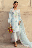 Cross Stitch Premium Embroidered Lawn Unstitched 3Pc Suit D-13 Dawn Mist